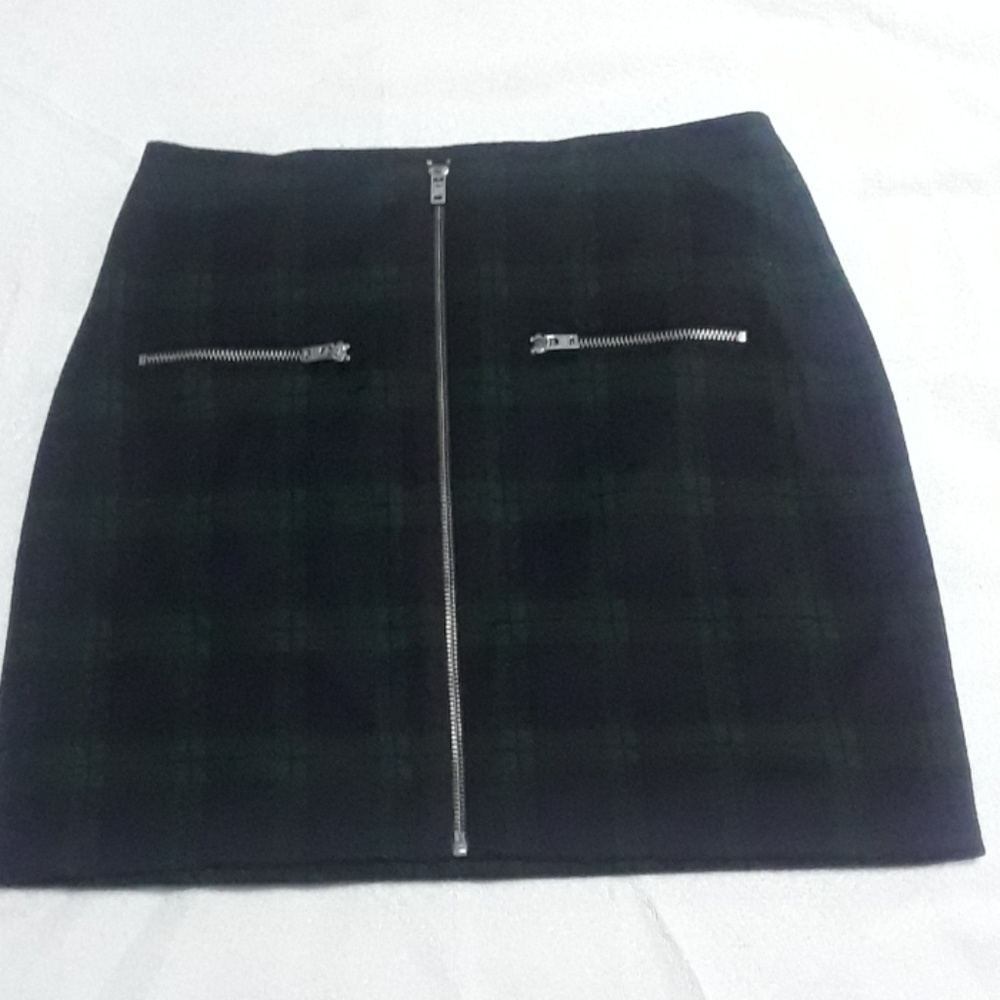 Plaid madewell skirt